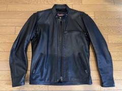 美品送料込 rookies leathers シングルライダース 水牛革 中古・古着通販】Rookie Leathers (ルーキーレザー) 襟付