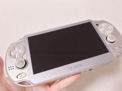 PS Vita PCH-1000 アイスシルバー本体 動作確認済み 充電器付き