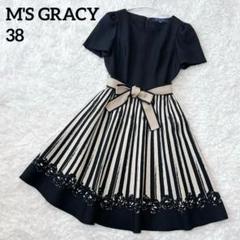 美品☆M'S GRACY☆リボン フラワーワンピース 半袖 黒 サイズ36 2025年最新】エムズグレイシー 花 ワンピの人気アイテム - メルカリ