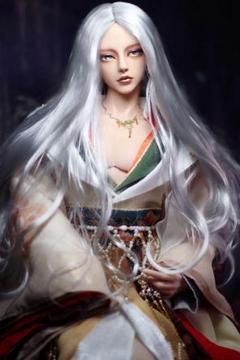 K71 BJD 1/3 人形 ドール　用ウィッグ カツラ 耐熱 ハンドメイド