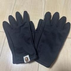 希少 APE ミトン 手袋 エイプ BABY MILO WOOL MIX KNIT MITTENS（手袋）｜A BATHING APE（ア