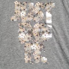 Nike THE NIKE TEE ナイキ 花柄 Tシャツ 綿混 S グレー