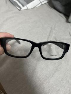 PRADA ブラック黒縁メガネ