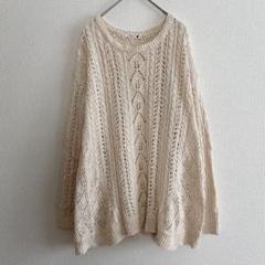 アースミュージックアンドエコロジー　ニット　セーター　カットソー　トップス　F