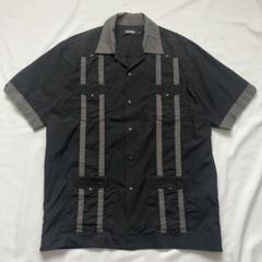 XLARGE オープンカラーシャツ M ブラック キューバシャツ