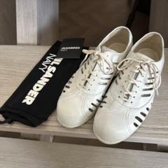 美品 JIL SANDER NAVY ジルサンダーネイビー ハイカットスニーカー 2034475745.jpg?1695233225