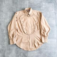 1980's~ ベージュ コットン キャバルリーシャツ