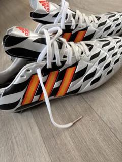 adidas サッカーシューズ ホワイト ブラック オレンジ　27cmパティーク adidas サッカーシューズ ホワイト ブラック オレンジ27cmパティーク