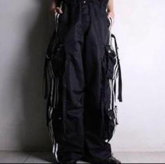 GS テクノパンツ 3本ライン ブラック - メルカリ