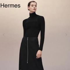 【日本製】 スカート 大人気 今季 21aw エルメス Hermes 即完売 黒 32 スカート