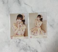 イコラブ　大場花菜　生写真　直筆　サイン　モーリー　ピンキー　ぬいぐるみ イコラブ 大場花菜 生写真 直筆 サイン モーリー ピンキー
