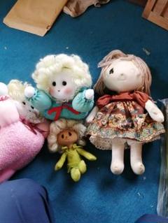 ハンドメイドぬいぐるみ人形セット4点まとめ 昭和レトロ - メルカリ