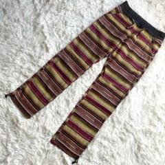 エドウィン EDWIN パンツ スウェット ボーダー 総柄 160cm