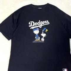 【ご予約品】 タグ付【PEANUTS×MLB】ドジャーススヌーピーピーナッツコラボ トップス