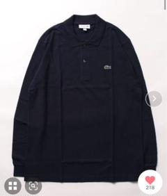 LACOSTE ラコステ ポロシャツL1312DL ブラック FR3　美品 LACOSTE ラコステ オリジナルフィット 長袖 ポロシャツ L1312DL