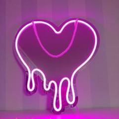 ミラー　ネオン管　ライト Factory-Price-Wall-Sign-3D-LED