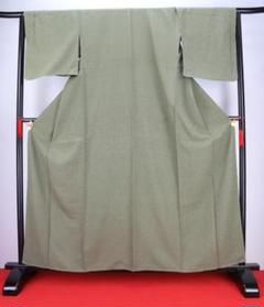 【江戸小紋】着物 ポリエステル 仕付け糸有