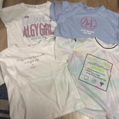 ALGY テキストプリント Tシャツ 4枚セット