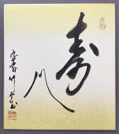 ⭐️色紙 「寿」と山の絵 畳紙 配送用袋 S1032SS - メルカリ