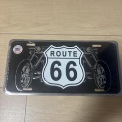 ナンバープレート　ROUTE66