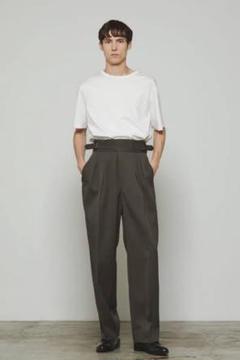 美品THE RERACS ストレッチベイカーパンツスリムイージー21FW