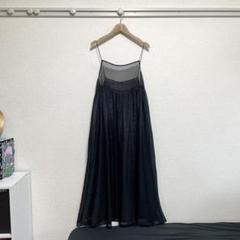 【美品】LOWRYS FARM(ローリーズファーム)オーガンジーキャミワンピース