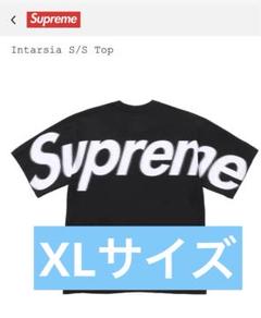 XL Supreme Intarsia S/S Top "Black"
