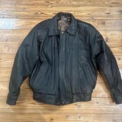 vintage レザージャケット A-2 短丈 本革 ブラック cityboy vintage レザー 本革 A-2 ジャケット 短丈 cityboy ブラック