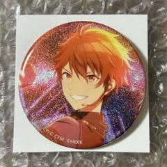 プロセカ×あんスタ グリッター缶バッジコレクション C 守沢千秋