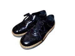 00s miumiuウィングチップドレスシューズ サイズ40 中古・古着通販】MIU MIU (ミュウミュウ) パテントレザー