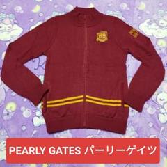 即日発送 メンズ パーリーゲイツ GATES PEARLY ニット 刺繍 カーディガン メンズウェア