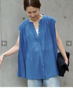 FRAMeWORK ボイルギャザーフレンチスリーブブラウス極美品⭐︎