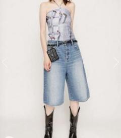 入荷通知 アプリ おすすめ 超美品SLY今期25SS完売デニムハーフパンツS - メルカリ パンツ