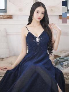 JEWELS キャバドレス 新品未使用タグ付き　ロングドレス グリッターラメ　M