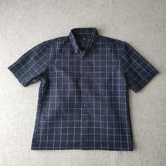 old uniqlo シアサッカー シャツ 短丈 ボックスシルエット old uniqlo シアサッカー シャツ 短丈 ボックスシルエット b