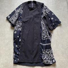 【新品未使用】sacai サカイ バンダナ柄ブラウス 白 サイズ3 新品未使用】sacai サカイ バンダナ柄ブラウス 白 サイズ3