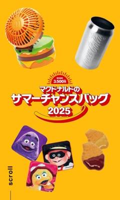 マクドナルド　サマーチャンスバッグ　2025
