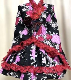 H⑥浴衣　地雷系　量産型　ドレス　姫ギャル 期間限定セール レア 夢展望 浴衣ドレス 地雷系 量産型 姫ギャル