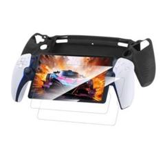PS5 Portal用カバー +液晶保護フィルム2枚 シリコン素材 ブラック