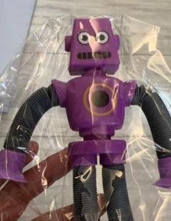 可動式紫色ロボットフィギュアのサムネイル
