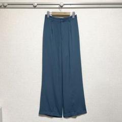 【美品】LOWRYS FARM(ローリーズファーム)カラーワイドストレートパンツ