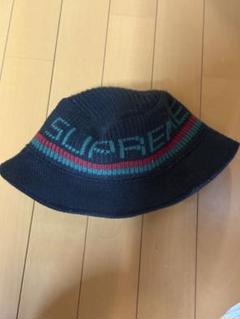 【レア】supreme Knit Logo Crusher Hat