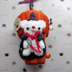 ハロウィン あみぐるみ 熱気球 クマ ウサギ