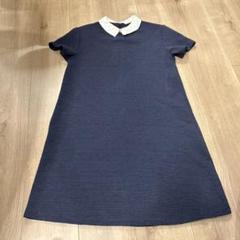 ZARA KIDS ネイビー 半袖ワンピース 13-14歳 164cm