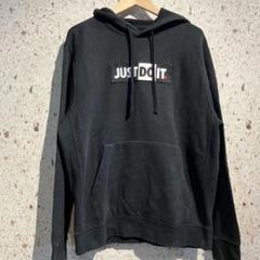 NIKE JUST DO IT 刺繍スウェット　ブラック　ナイキ