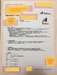 スパリゾート ハワイアンズ 入場券 2枚