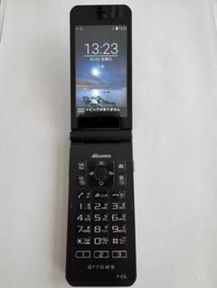 docomo arrowsケータイ F-03L ブラック折りたたみ式