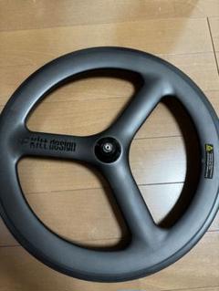パーツ Kitt design CarbonTri-spoke F-Wheel ターン Kitt design CarbonTri-spoke F-Wheel(カーボンバトン
