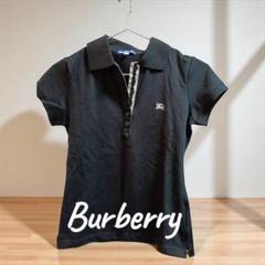 『美品』Burberry ブラック ポロシャツ 半袖 M