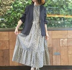 売れ筋がひ新作！ 着用2回 アナカ メルカリ - ロングシャツワンピース 定価¥3万1900円 ワンピース
